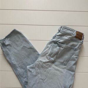 Hollister Women's High Rise Jeans in Light Gray